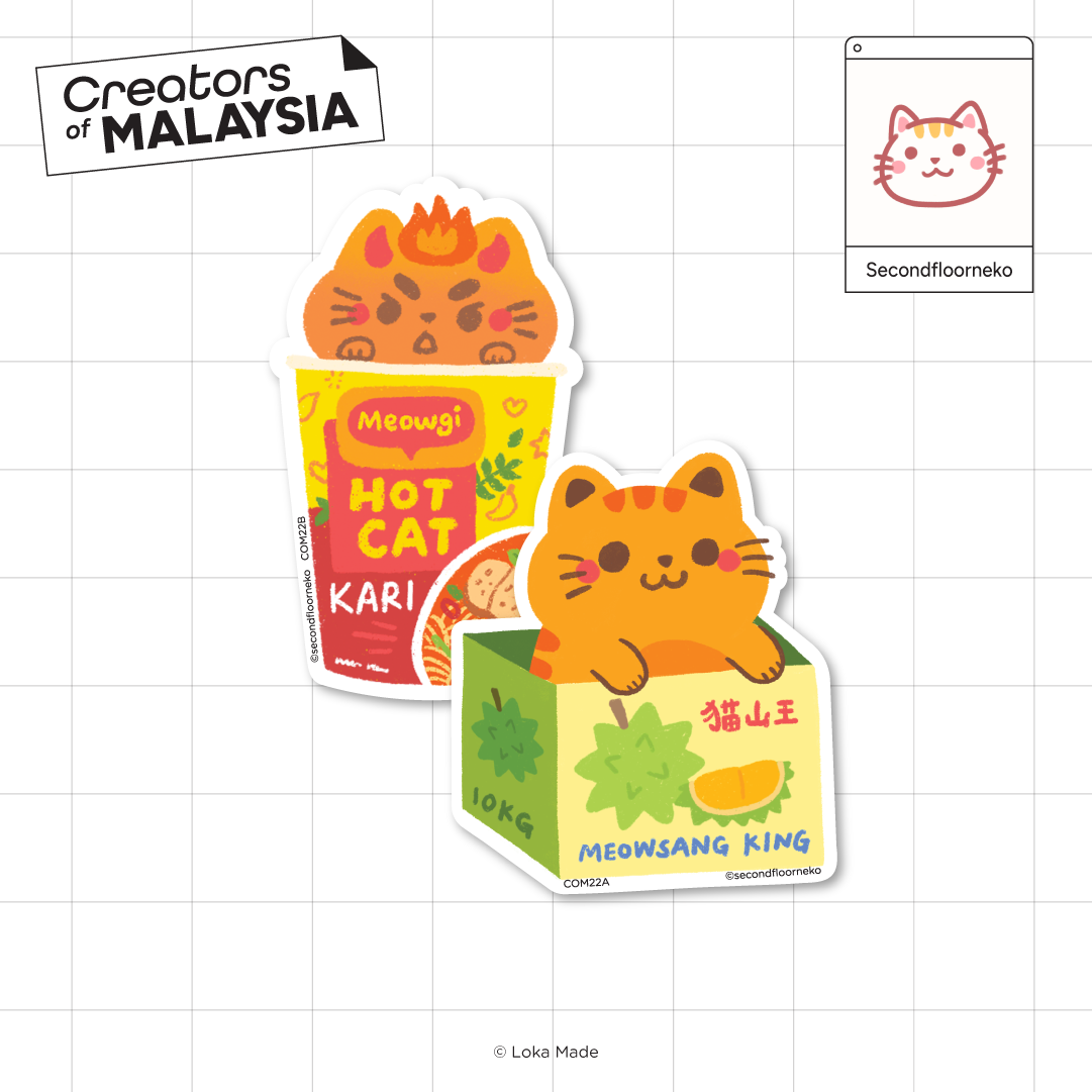 Creators of Malaysia: Secondfloorneko Sticker