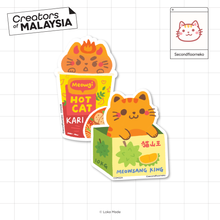 Load image into Gallery viewer, Creators of Malaysia: Secondfloorneko Sticker
