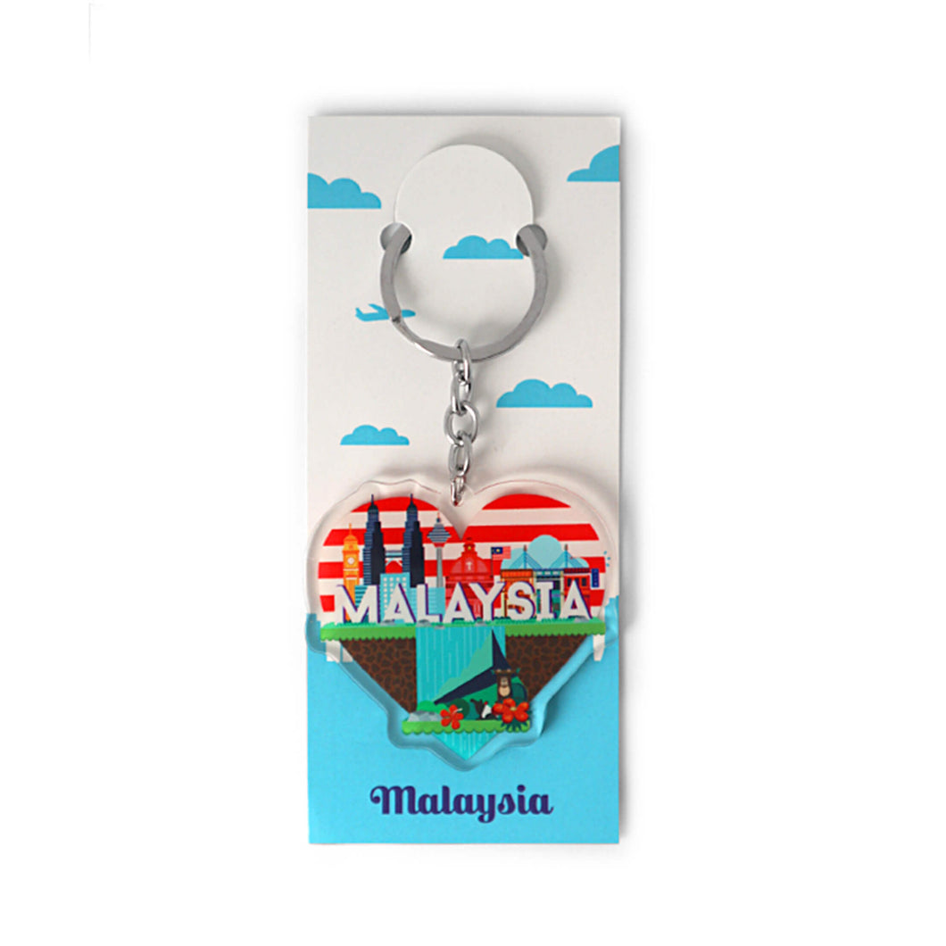 Keychain I Love Malaysia (KC13)