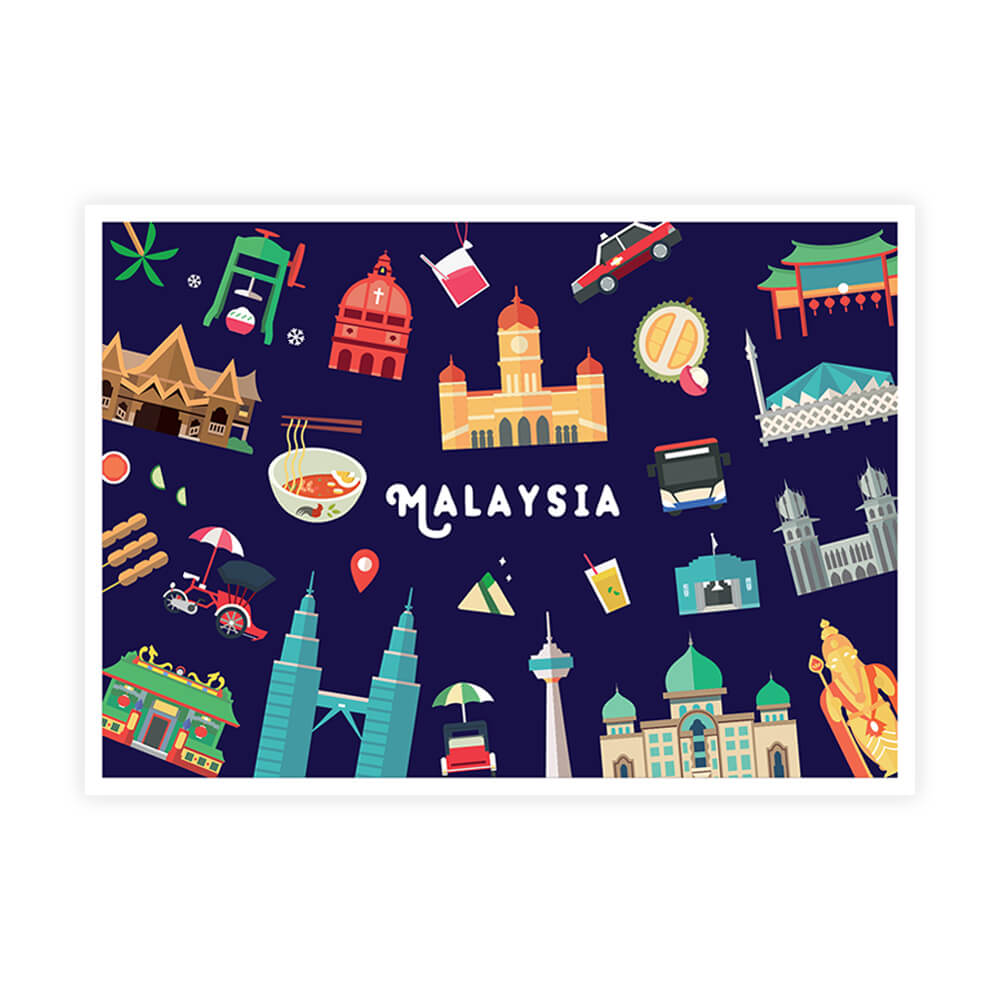 Malaysia Series Postcard: Remarkable Malaysia (MSP17)
