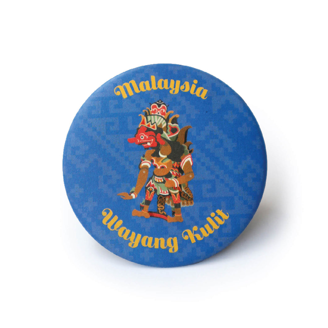 FM35 Magnet Badge: Wayang Kulit (blue)