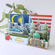 Load image into Gallery viewer, 3D Greeting Card: Momentous Time of Malaysia GC04
