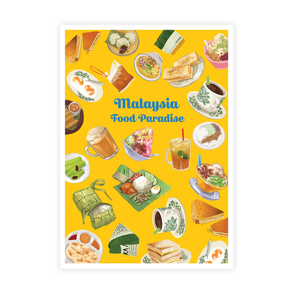 Malaysia Series Postcard: Food Paradise 
