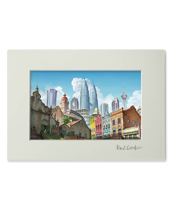 Frame Merdeka Landscape Art Frame: 60th Merdeka – Loka Made