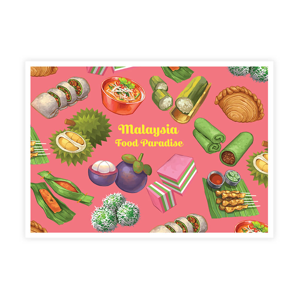 Malaysia Series Postcard: Food Paradise 