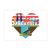 Malaysia Series Postcard: I love Malaysia