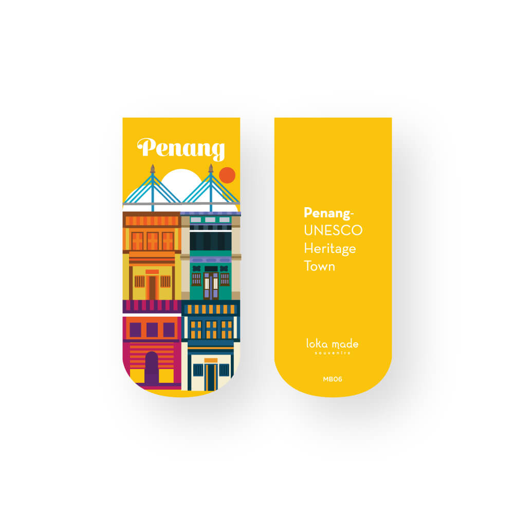 Loka Made Magnetic Bookmark: Penang