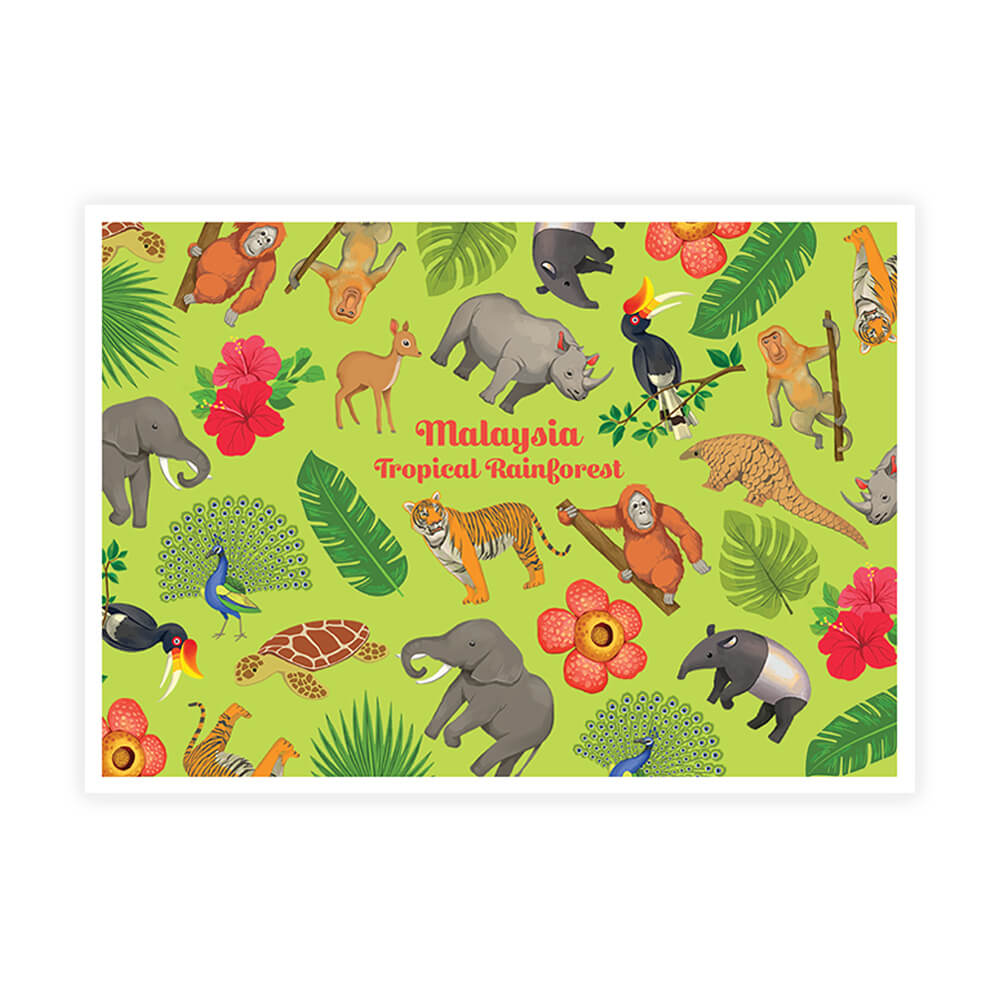 Malaysia Series Postcard: Tropical Rainforest (MSP11)