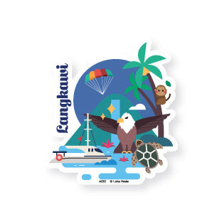 Luggage Sticker: From Langkawi, With Love | Loka Made