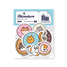 Load image into Gallery viewer, ASS05 Adventures Seals Luggage Sticker Stay Pawsitive
