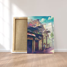 Load image into Gallery viewer, Canvas Behind the Bustled Town

