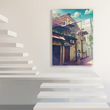 Load image into Gallery viewer, Canvas Behind the Bustled Town
