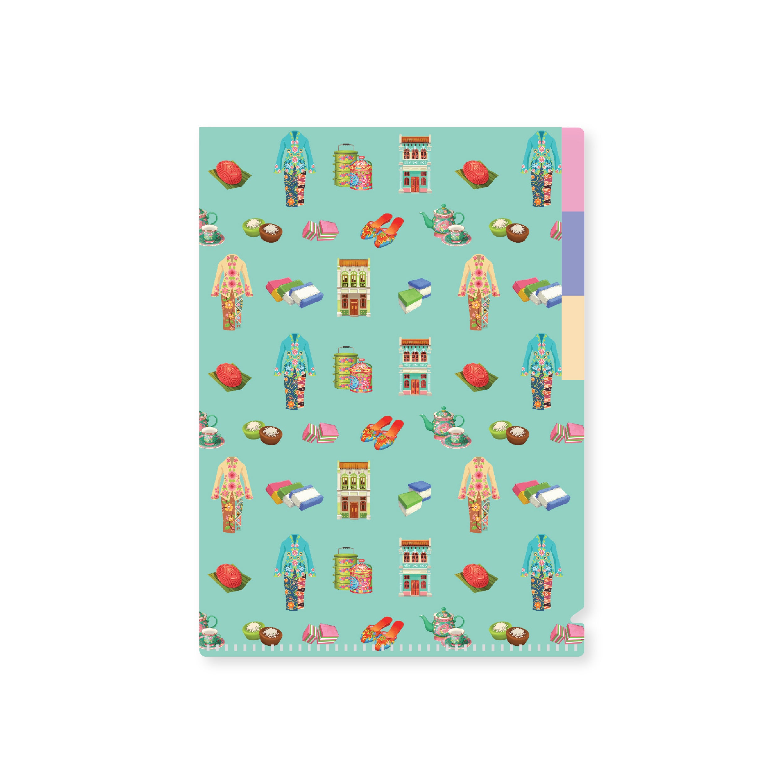 Loka Made A5 L-shape Folder - A Timeless Tale of Colours