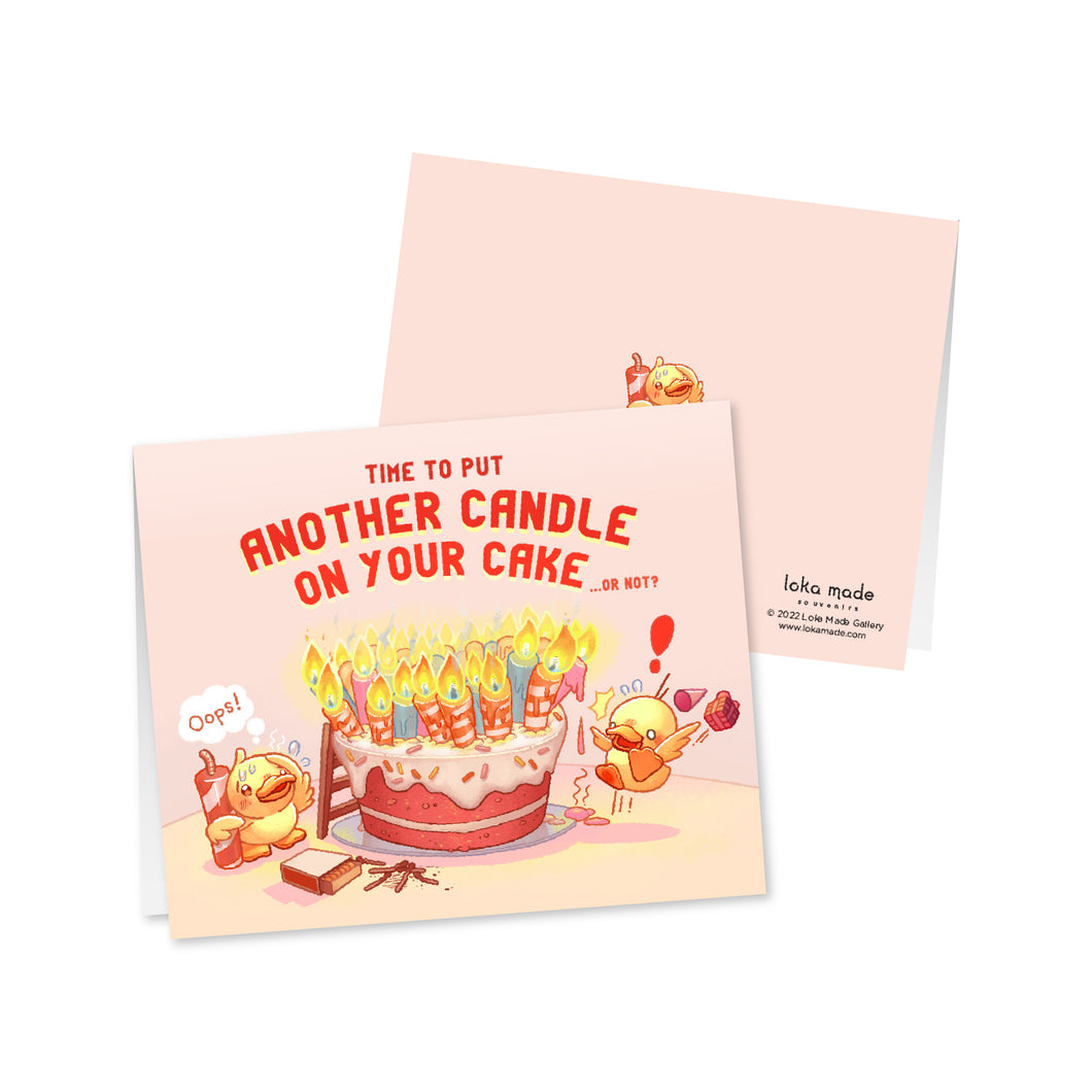 Greeting Card: Another candle on your cake (GC804)