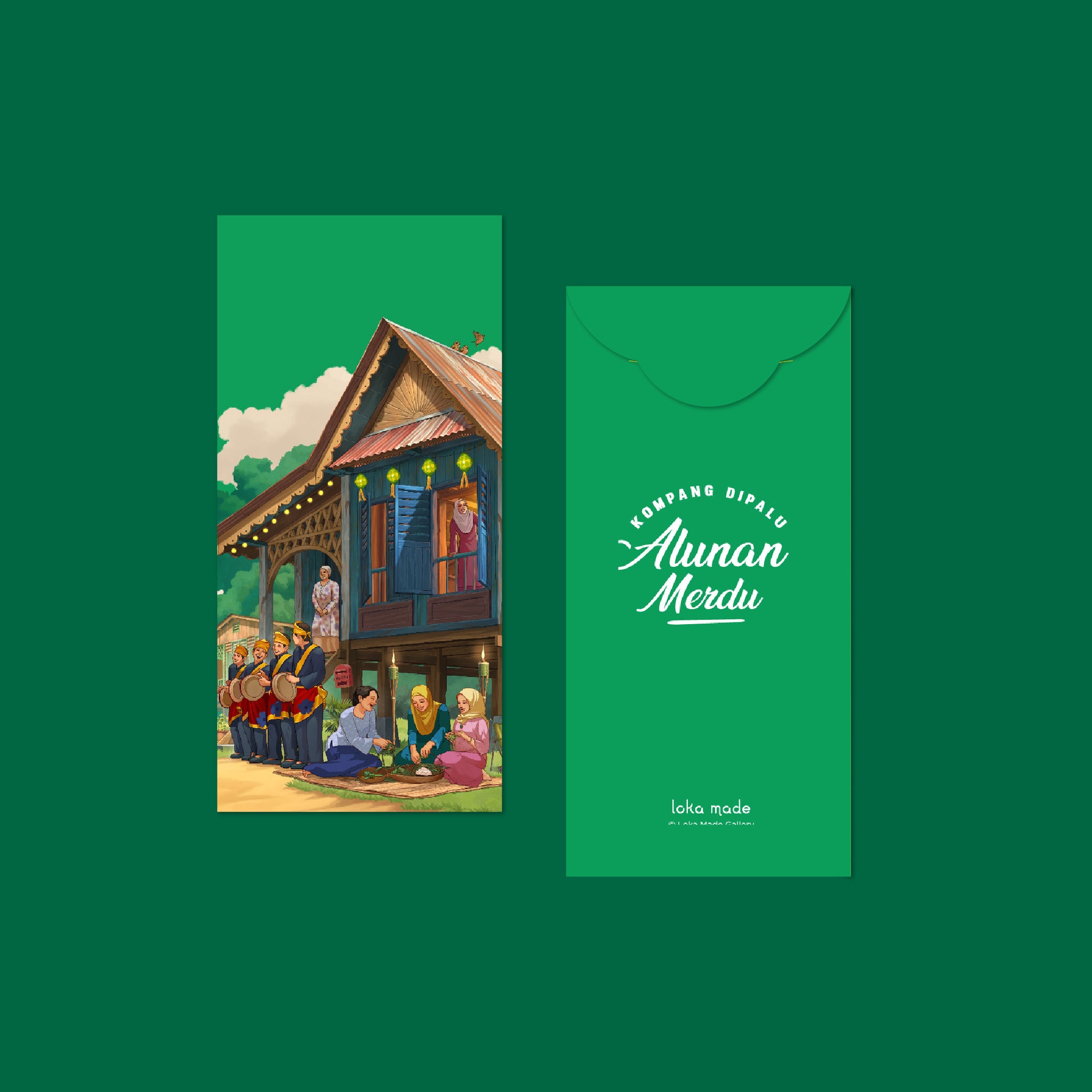 RAYA 2023 Green Packet Set: Riang Ria Raya โ Loka Made
