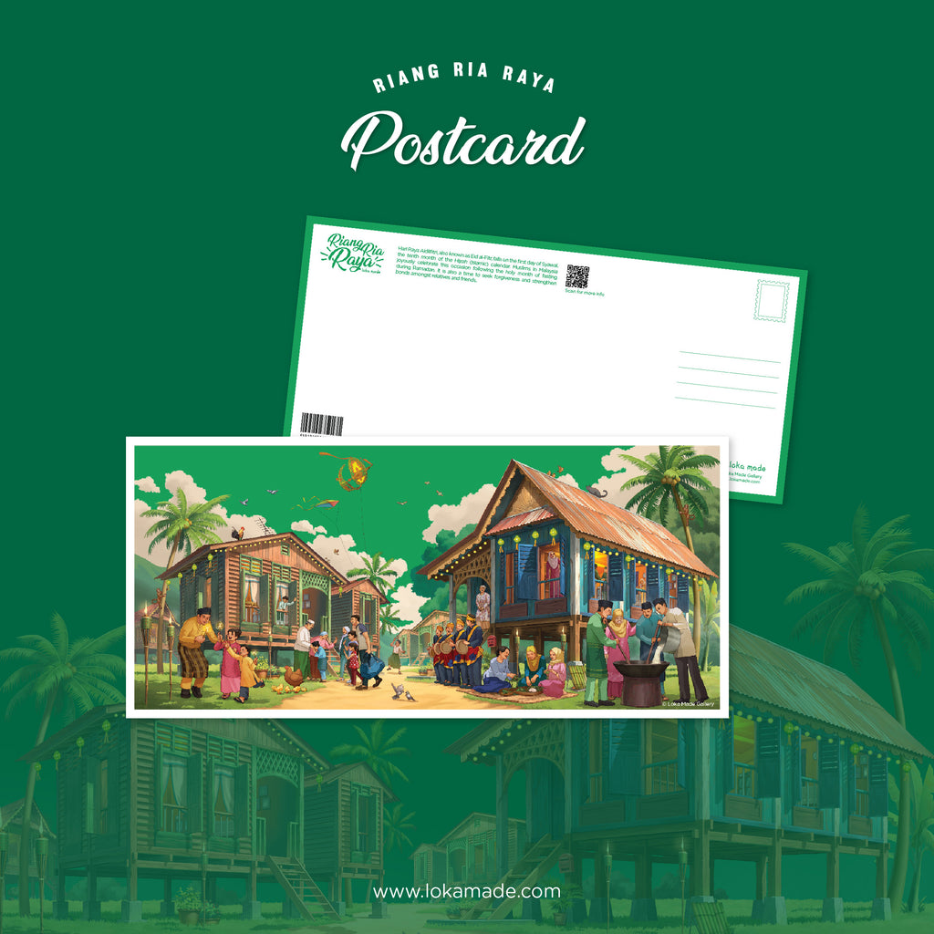 RAYA 2023 Panorama Postcard: Riang Ria Raya