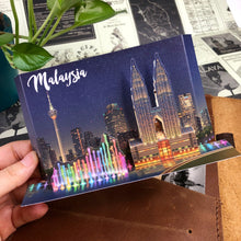 Load image into Gallery viewer, Malaysia Pop Up Postcard: Dazzling Night Lights of Kuala Lumpur MPP01

