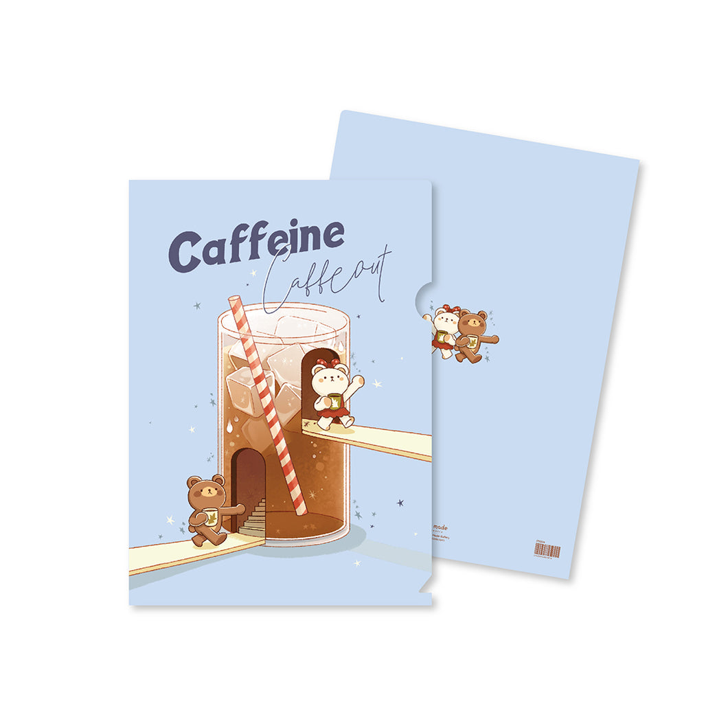 A4 Folder CAFFEINE CAFFEOUT FDB04
