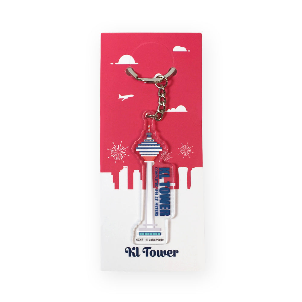 Keychain KL Tower Checked In (KC47)