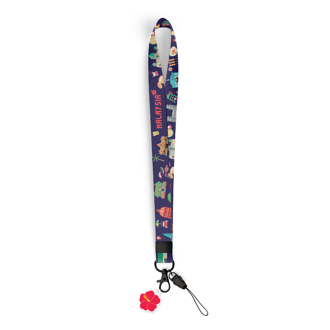 Loka Made’s lanyard jam-packed with fun and cute Malaysian designs that celebrate all things Malaysian - from iconic tourist attractions to mouth-watering food, bubble tea, and adorable cats.  Add some Malaysia charm to your everyday look with this everyday accessory. 