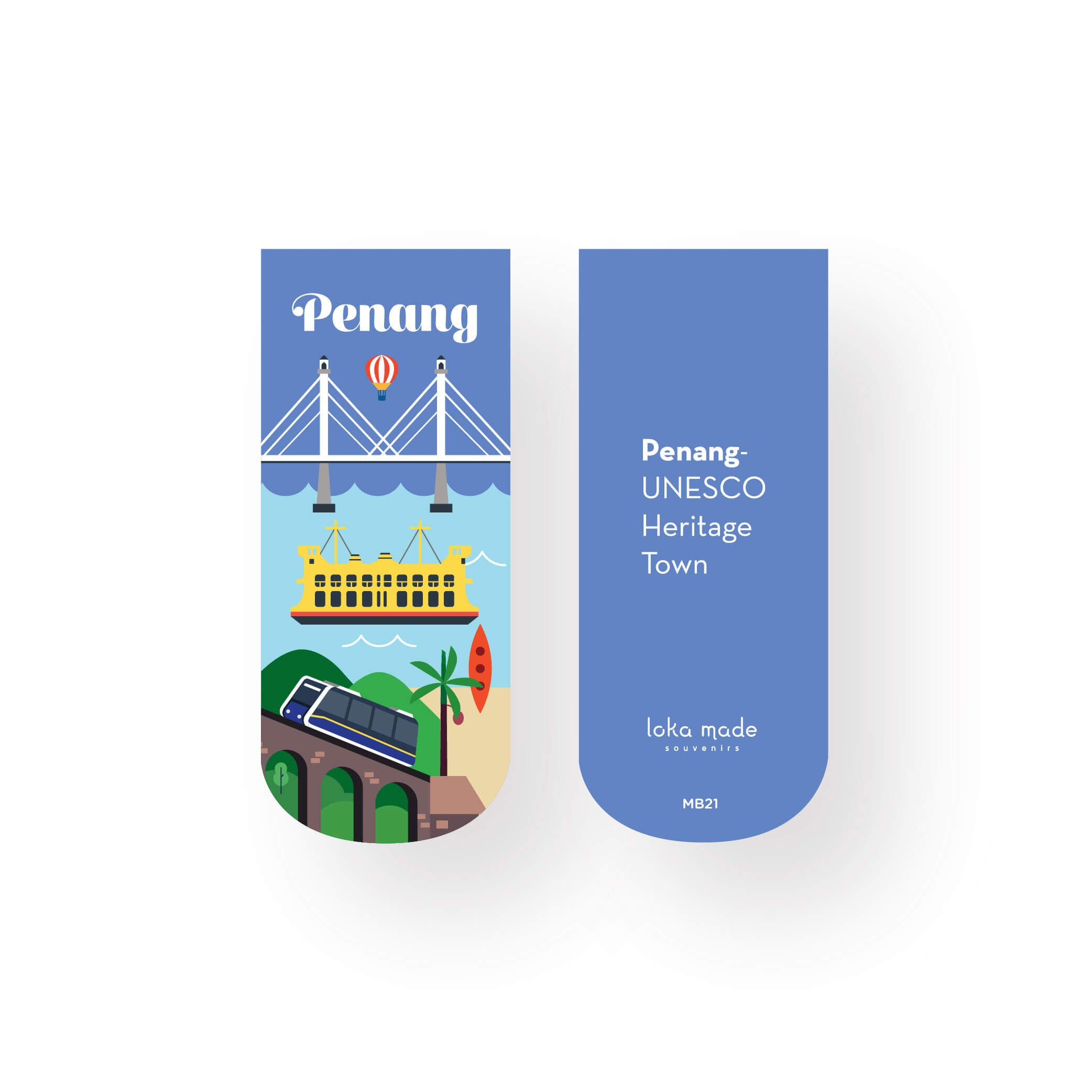 Loka Made Magnetic Bookmark: Bridging Cultures in Penang