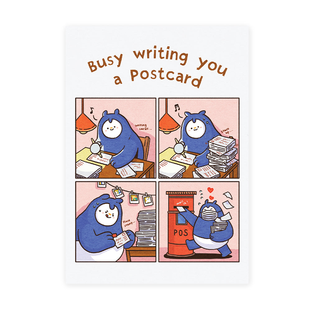 Malaysia Series Postcard: Busy Writing You a Postcard (MSP85)