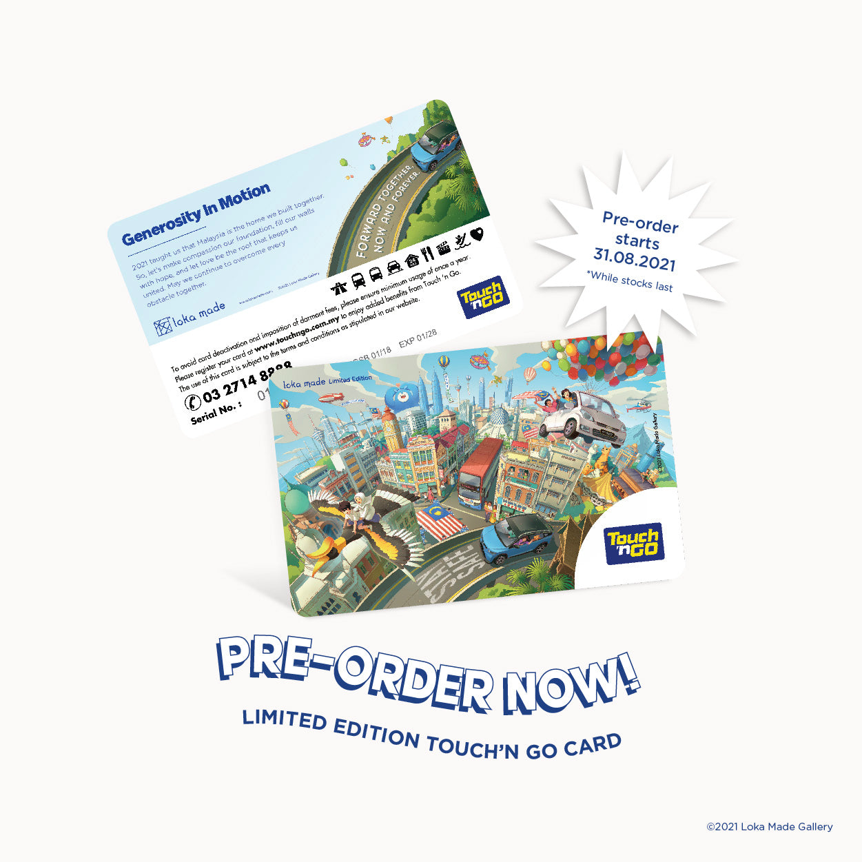 Customisable Touch 'N Go Generosity in Motion – Loka Made