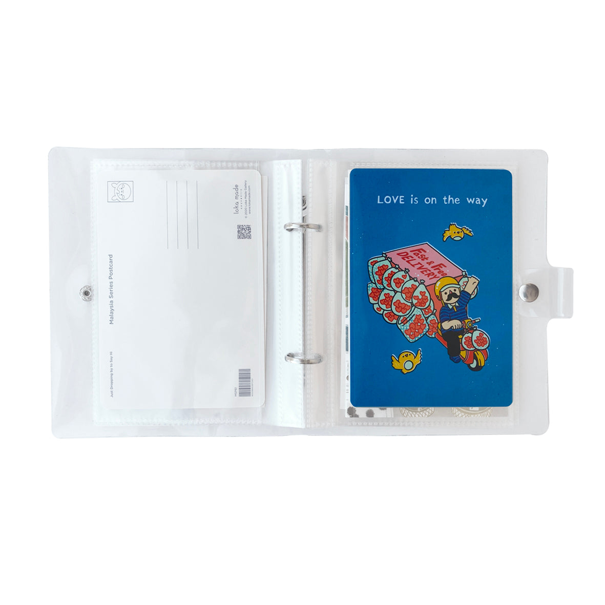 A6 Size Ring Binder Postcard Album (refillable) – Loka Made