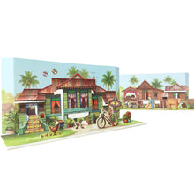 Load image into Gallery viewer, Pop Up Postcard: A Tale of Kampung House PUC01
