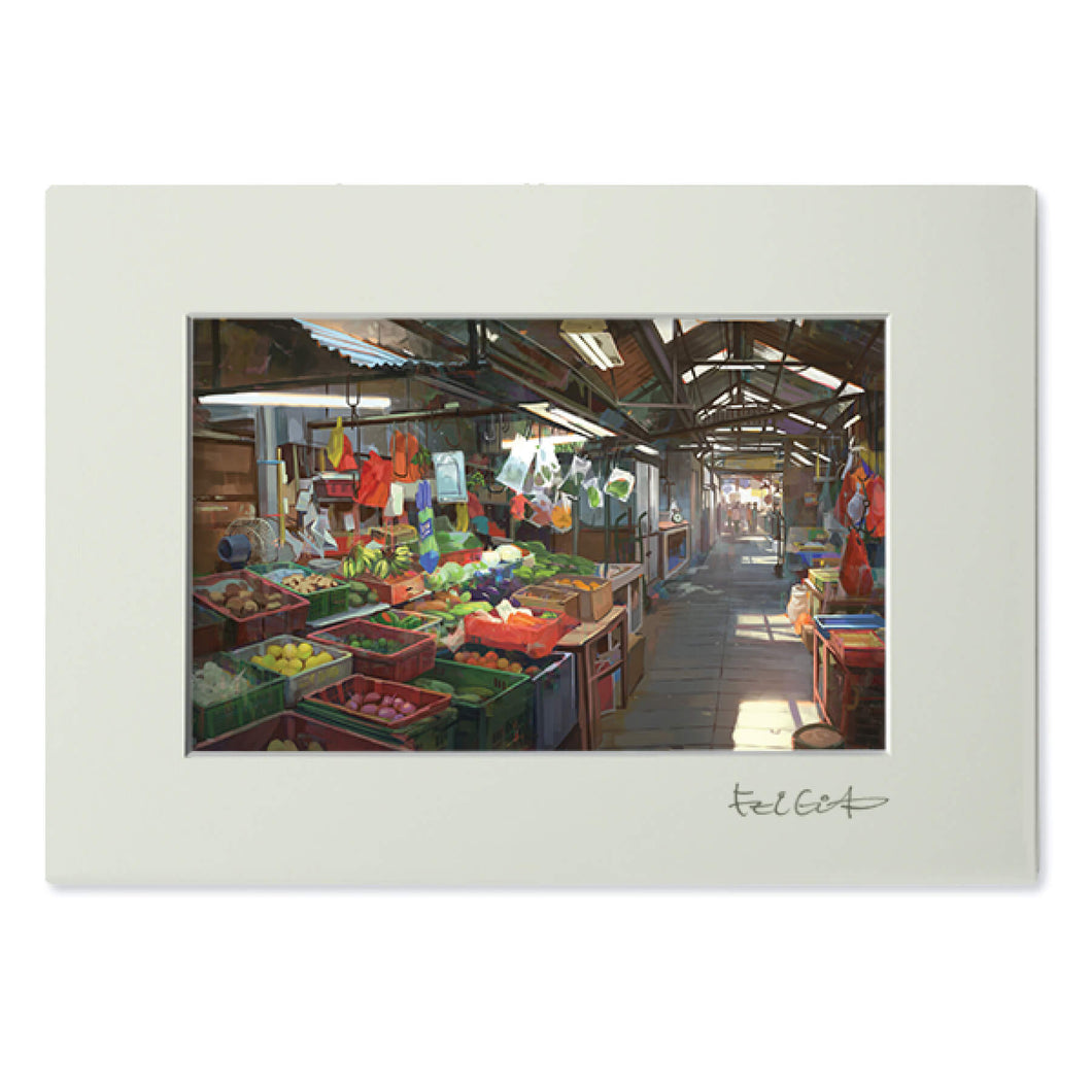 Art Frame: Traditional market