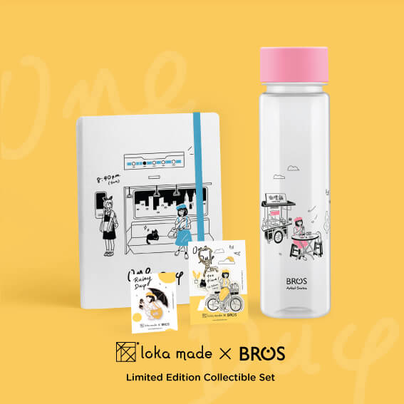 Bros X Loka Made Limited Edition Collectible Set (Blue)
