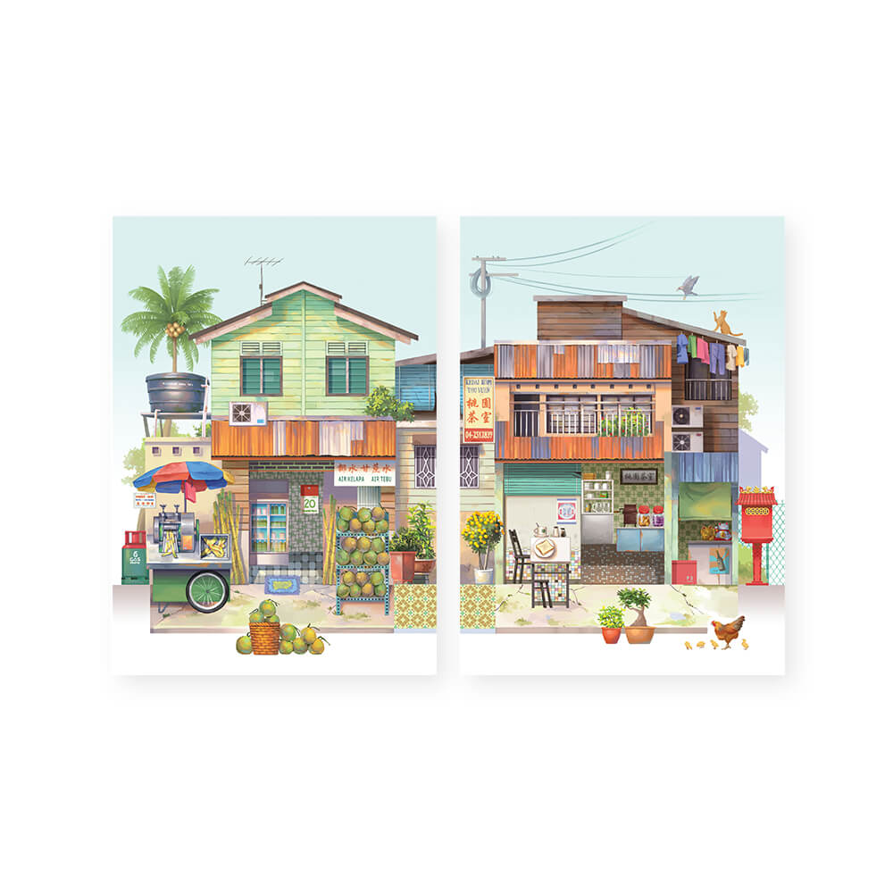 Pop Up Postcard :Neighbourhood Refreshments and Kopitiam PUB03