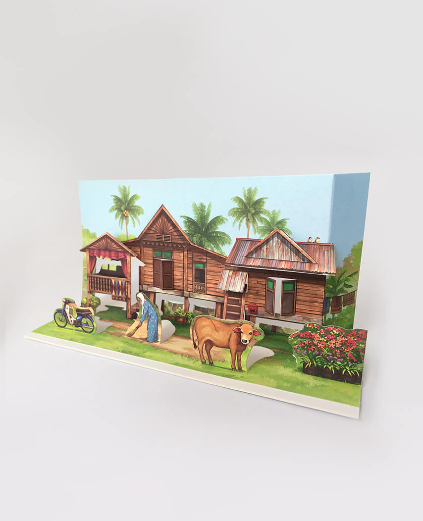 Pop Up Postcard: A Tale of Kampung House