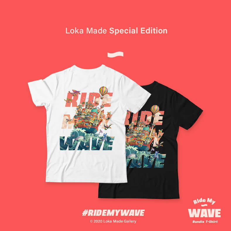 T-shirt RIDE MY WAVE