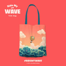 Load image into Gallery viewer, TT06 Tote Bag Ride My Wave

