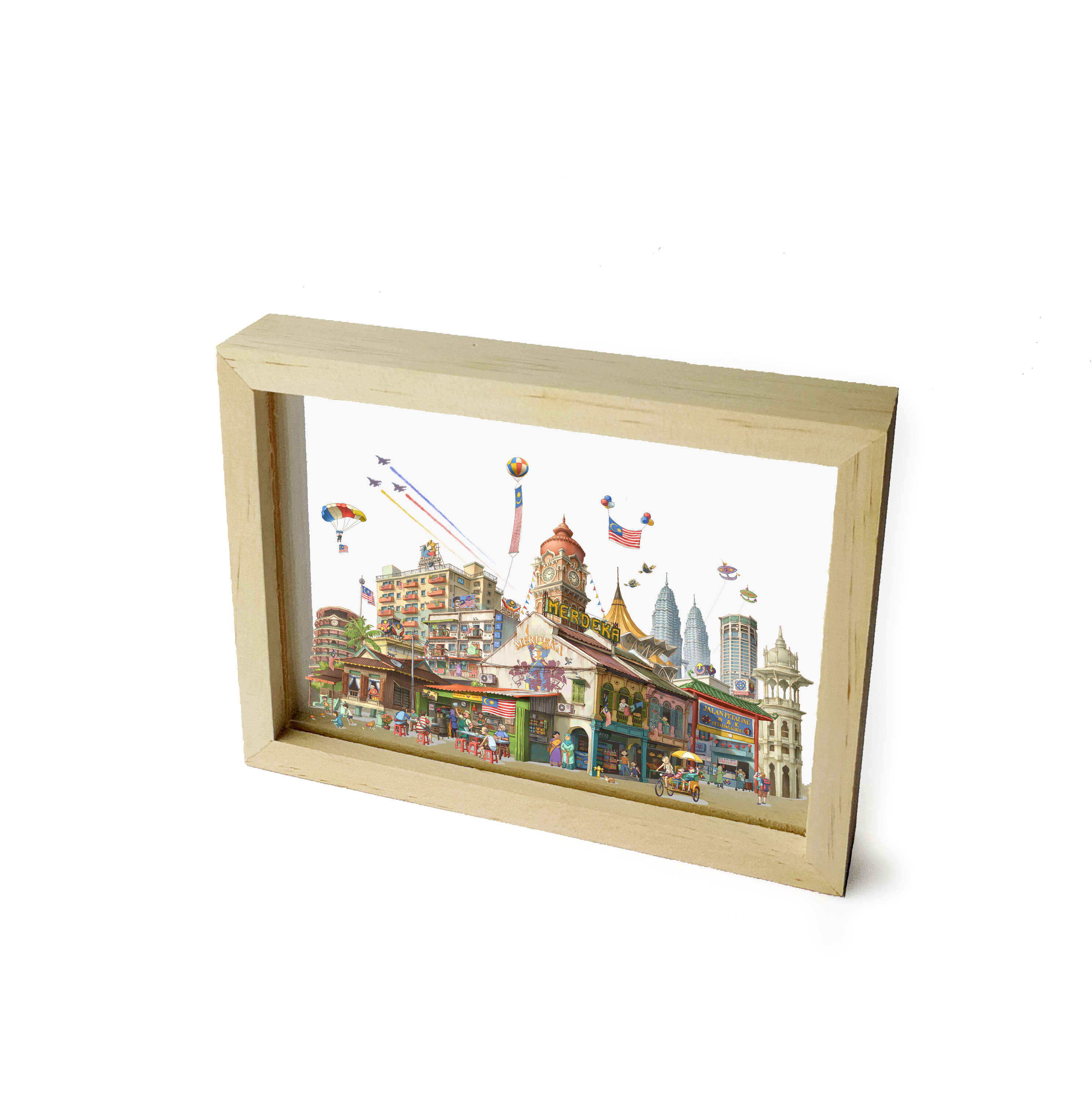Merdeka Frame Continue 61st Merdeka: Limited Edition Glass Frame – Loka Made